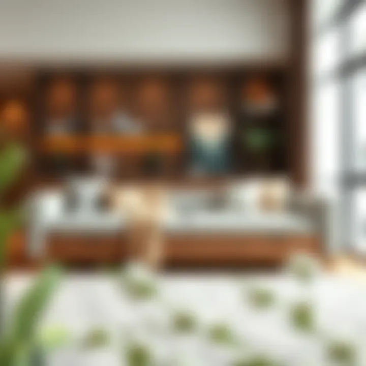 Stylish 80 Inch Storage Bench in Modern Living Room A stylish 80 inch storage bench in a modern living room setting