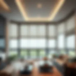 An array of stylish smart blinds in various designs