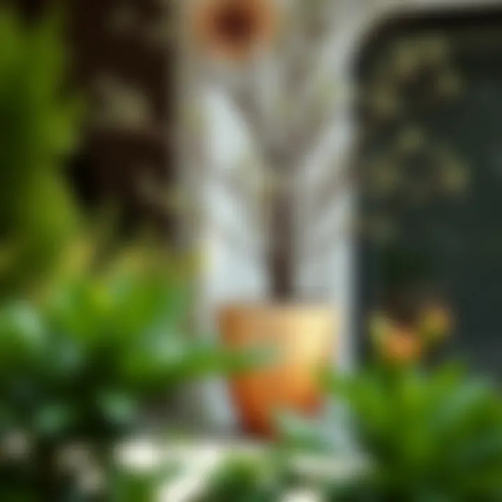 A beautifully designed large pot enhancing the aesthetics of a garden.