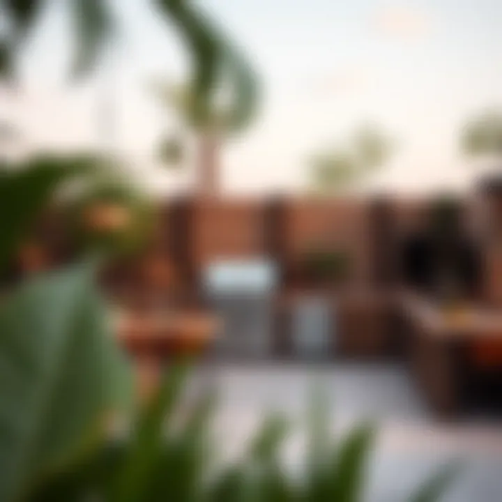 Functional Outdoor Kitchen Layout Functional layout of an outdoor cooking area