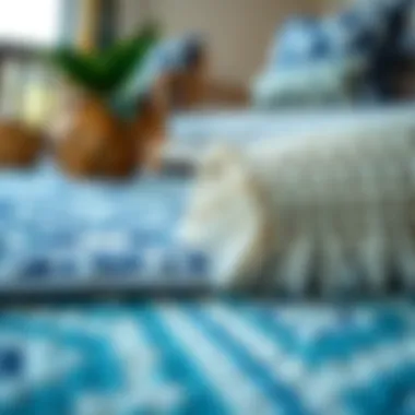 Various outdoor rug materials showcasing durability