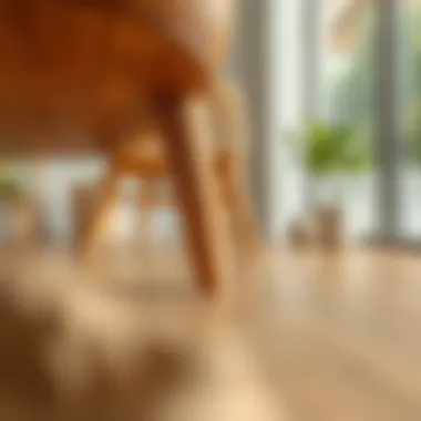 Sustainable aspects of using unfinished wood in design