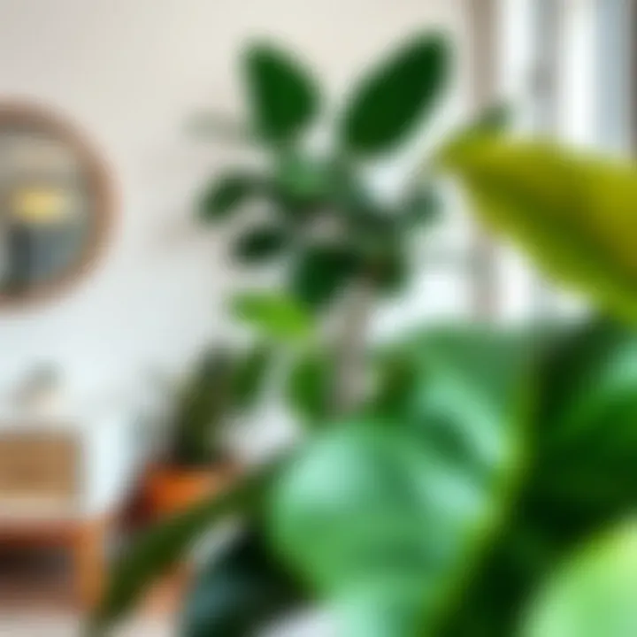 Creative placement ideas for artificial plants in modern decor