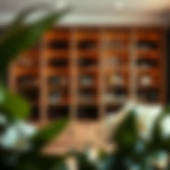 Elegant Wine Shelf Design Elegant wine shelf showcasing various bottle designs