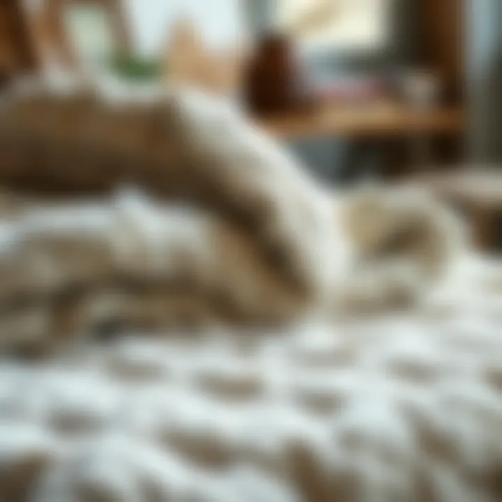 Eco-friendly practices in the production of feather-filled blankets