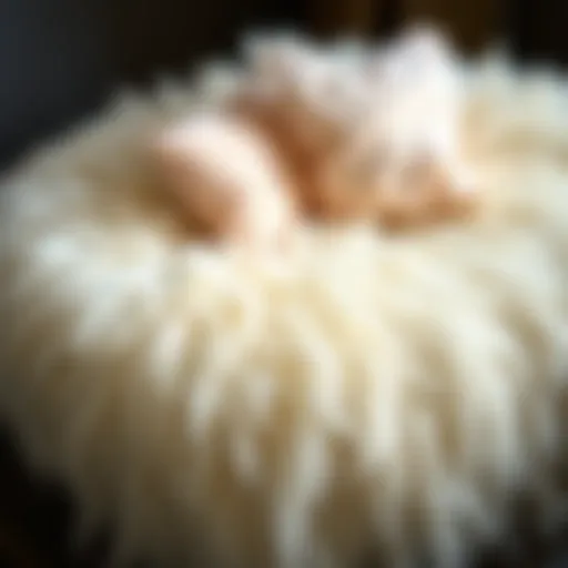 Luxurious feather-filled blanket showcasing elegant craftsmanship