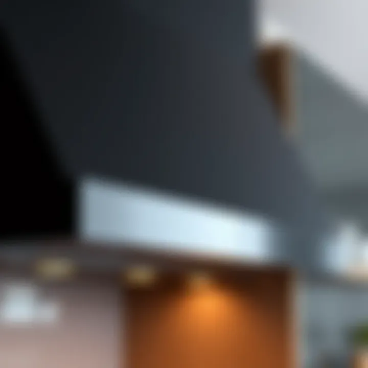 Sleek Design Features of Black Hoods Close-up of a black hood showcasing sleek lines