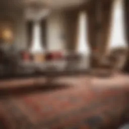 Luxurious living room featuring a plush carpet