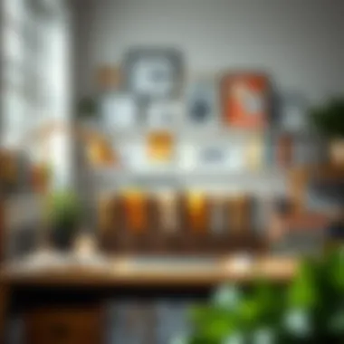 Enhancing Organizational Efficiency Organized workspace featuring metal file folder holders