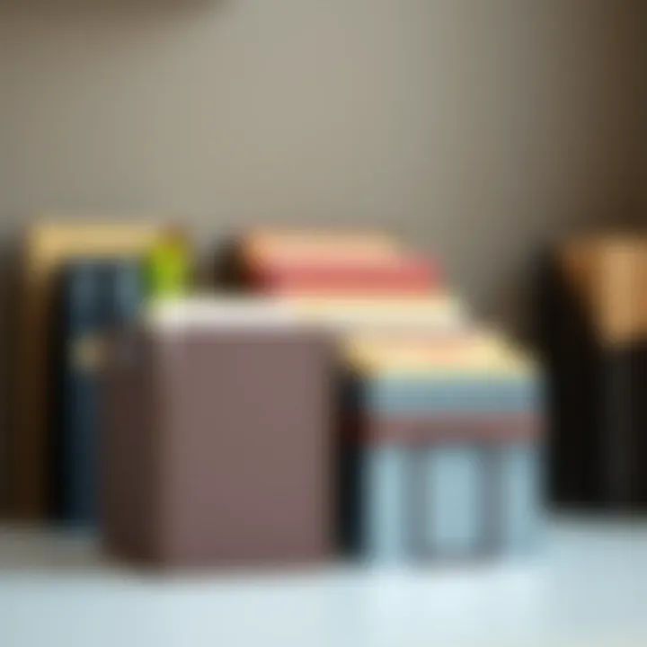 Diverse Styles of Metal Holders Variety of metal file folder holders in different styles