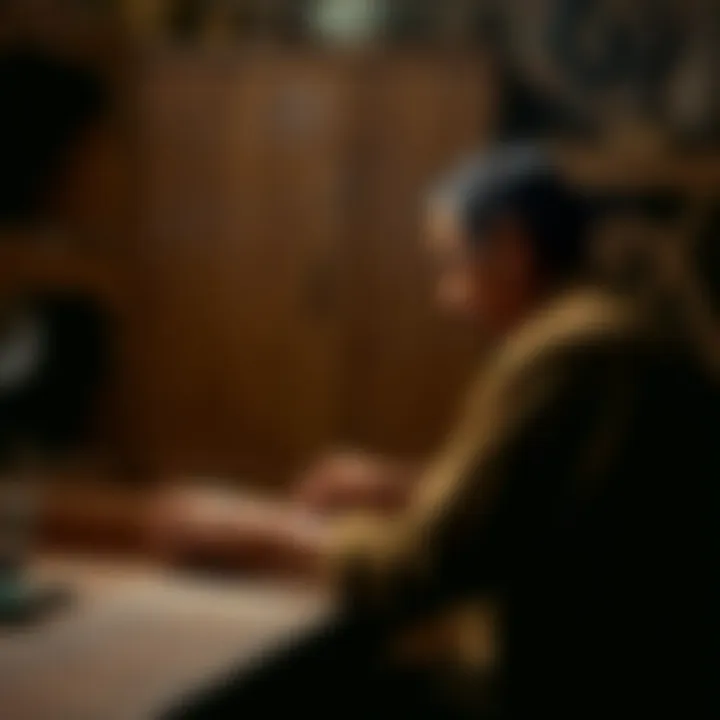 Artisan at work creating a wooden almirah with traditional techniques