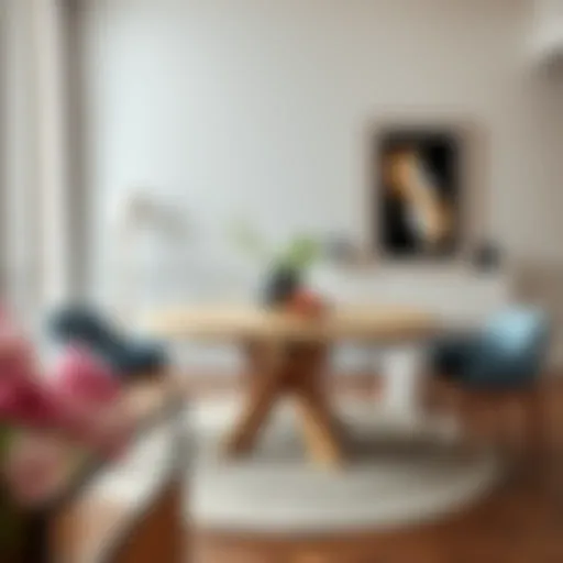 Elegant Round Table Set for Dining Elegant round table set for dining