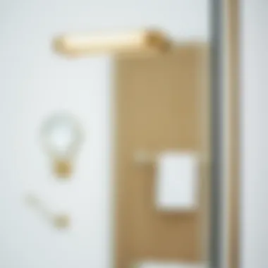 Quality Materials for Lasting Elegance Close-up of high-quality materials used in a single mirror medicine cabinet