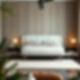 Modern Bed with Storage Drawers Elegant bed design with integrated storage drawers showcasing a modern bedroom setting