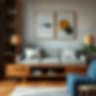 Practicality Meets Style: Storage in Sofa Tables Functional wood narrow sofa table with storage options