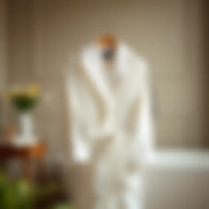 Caring for Your Bathrobe Care instructions for maintaining a white terrycloth bathrobe