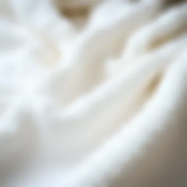 Softness and Comfort of Terrycloth Close-up of soft terrycloth fabric highlighting its texture
