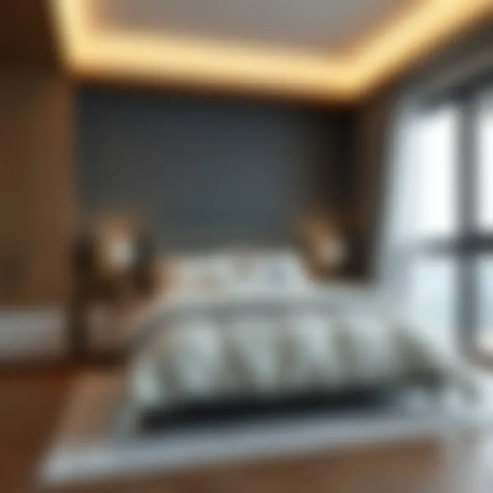 Trendy design for twin bed comforter sheet set in modern bedroom