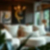 Elegant Large Pillow Covers in Modern Decor Elegant extra large pillow covers enhancing a modern living space