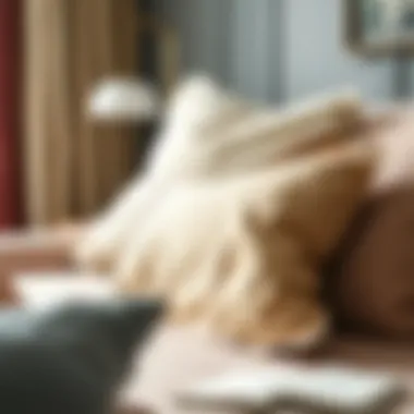 Stylish Options for Extra Large Pillow Covers Showcasing different styles of extra large pillow covers