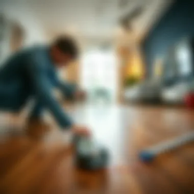 Measuring flooring dimensions accurately