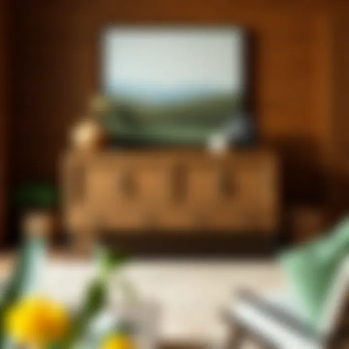 A 36-inch wide chest made from sustainable materials, emphasizing eco-friendly furniture design.