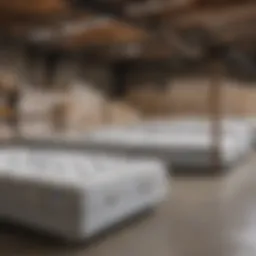 A visual representation of mattress recycling facilities showcasing eco-friendly practices.