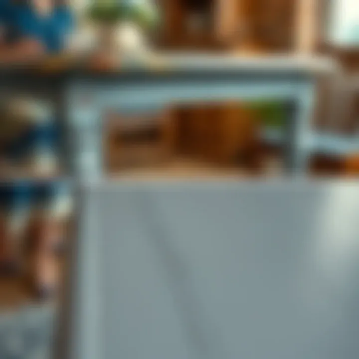 Transforming Scratches: Before and After Before and after application of grey furniture marker on a scratched table