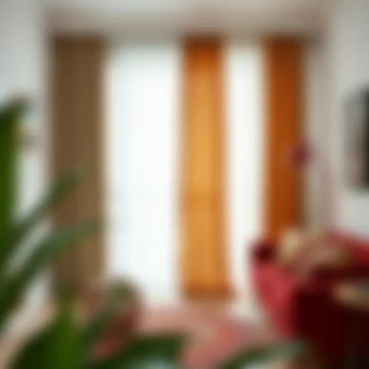 Stylish light filtering curtain designs in various colors