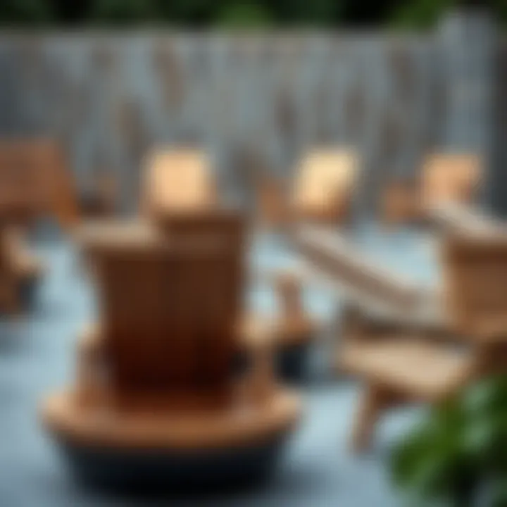 Diverse Design Variations of Wooden Lounge Chairs Design variations of wooden lounge chairs showcasing different styles