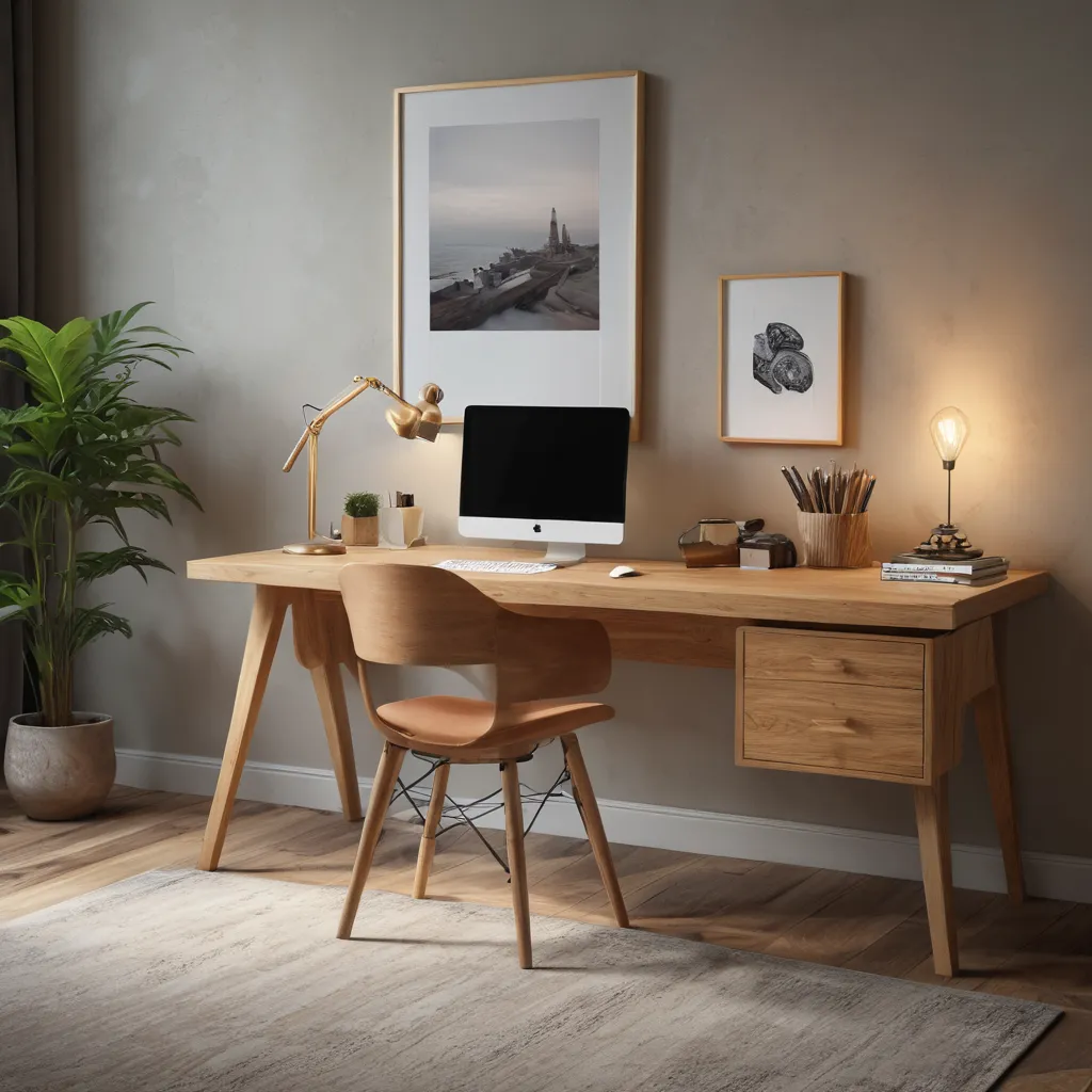 A closer look at Functional Desk Workspace Interior Design