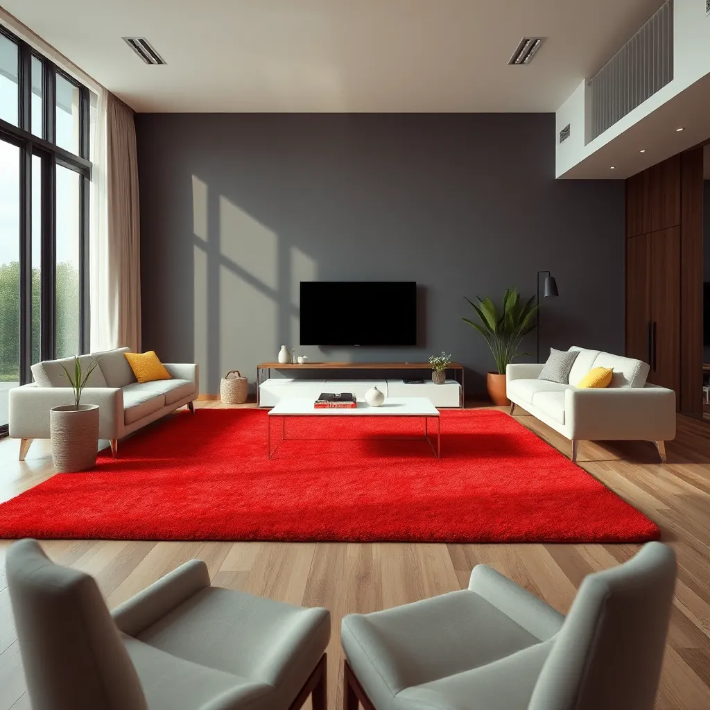 Red Plastic Rugs: A Blend of Style and Utility